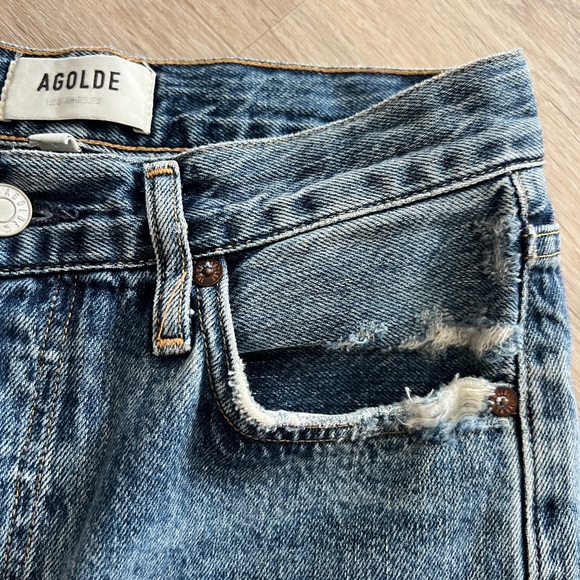 Agolde “Riley” soft denim jeans, SZ 25 - Picture 10 of 13